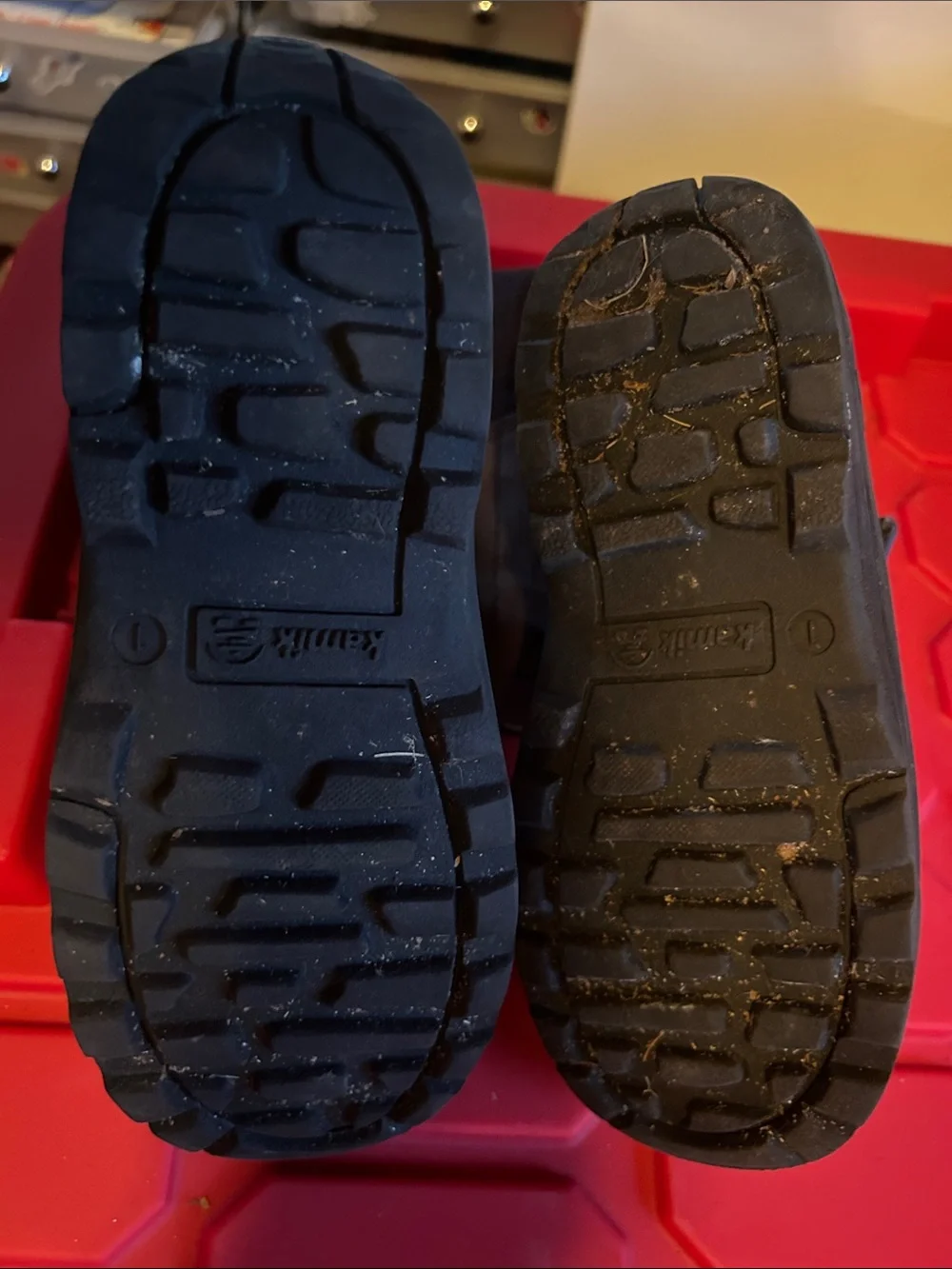 Kamik Kids Black Winter Boots with Yellow Logo